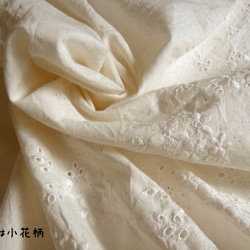 【完全訂製】手工扇形蕾絲襯裙 白色圓花圖案（可訂製） 第8張的照片
