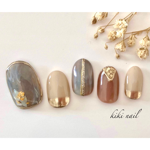 ネイルチップ くすみニュアンスネイル ネイルチップ（つけ爪