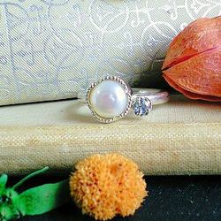 ローズカットサフィレットのピアス ピアス（フック・チェーン） Pour