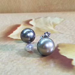 ローズカットサフィレットのピアス ピアス（フック・チェーン） Pour