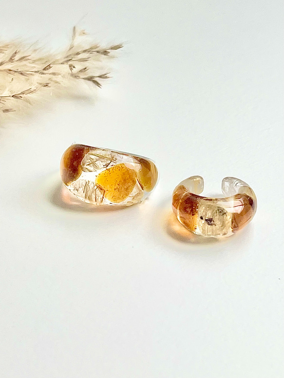 ルチルのイヤリングたん！できました！すごい！ ルチルのイヤリングたん！できました！すごい！ ルチルのイヤリング