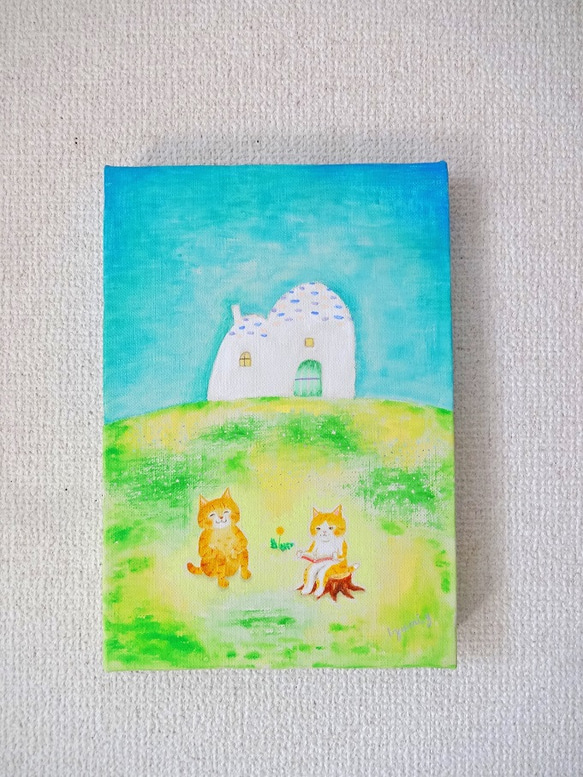 One Day's Cat 動物画 猫 イラスト 原画販売 キャンバス One Day's Cat 動物画 猫 イラスト 原画販売 キャンバス ニューヨーク 絵画