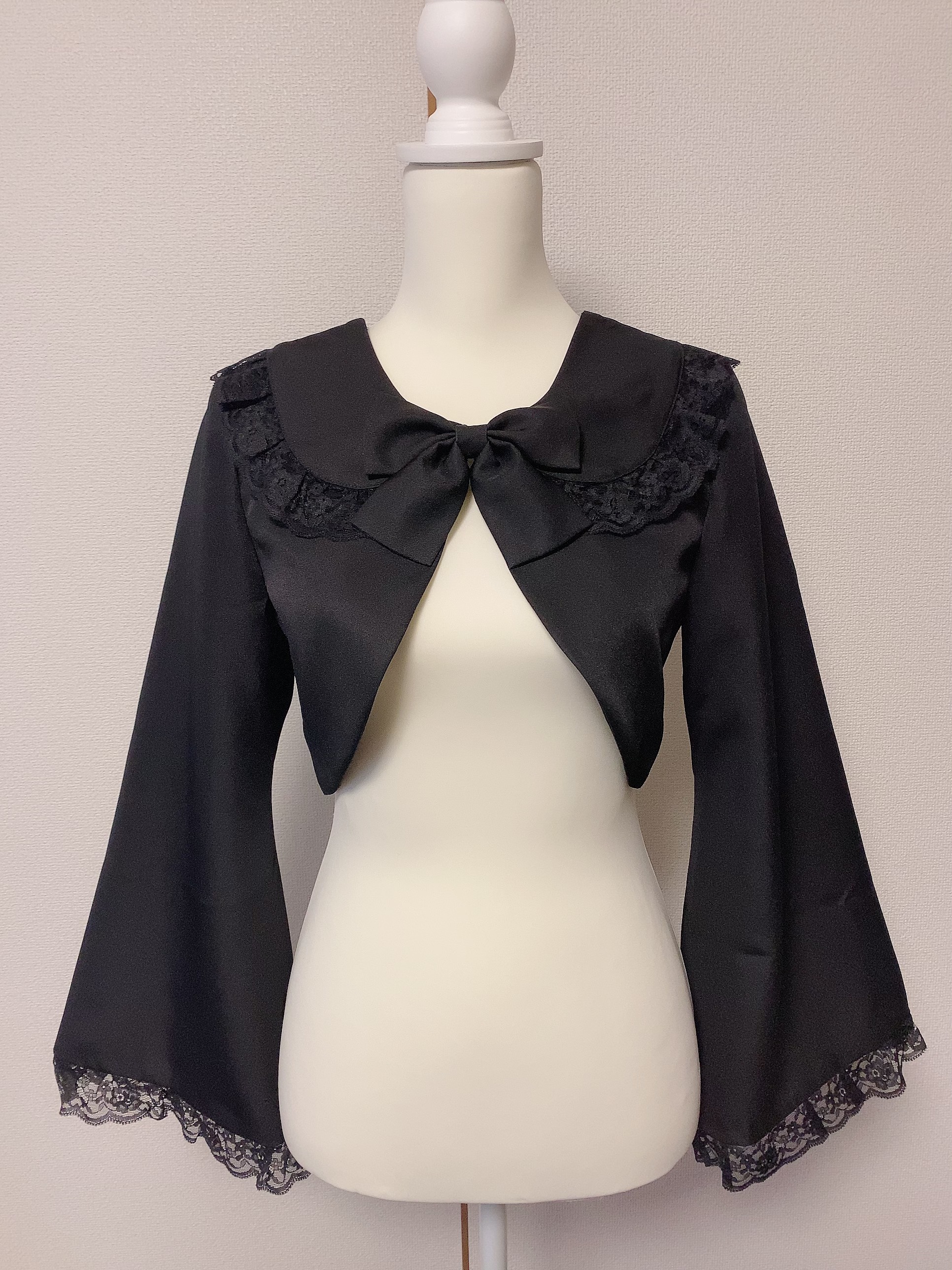 ‬【SALE】RIBBON LACE BOLERO