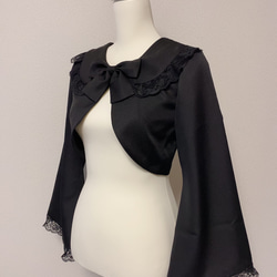 ‬【SALE】RIBBON LACE BOLERO 3枚目の画像