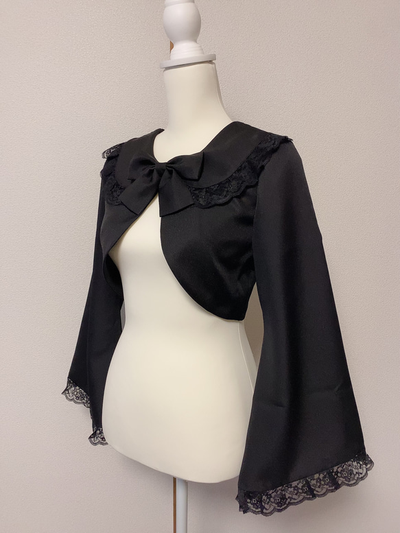 ‬【SALE】RIBBON LACE BOLERO 3枚目の画像