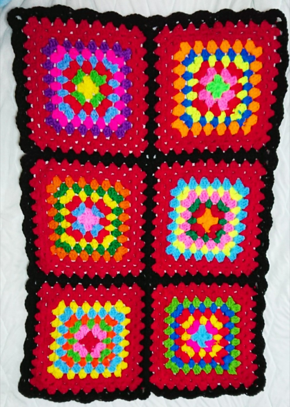 ひざ掛け(No.12)・ブランケット・おくるみ・手編み・誕生日・母の日・敬老の日・クリスマス・贈り物・