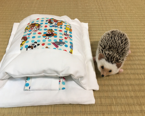 ハリネズミ寝袋  デニムお布団 ハリネズミ寝袋 デニムお布団