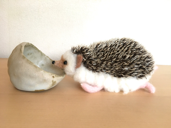 ミレナ」はりねずみディッシュ【3色小花】 - ポーランド陶器・食器専門