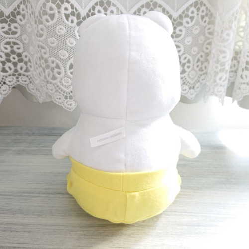 イエローのふわふわストレッチズボン*ぬいぐるみの服ぬい服