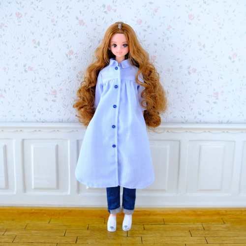 ジェニーちゃん服＊シャツワンピース＊momoko その他人形 メープルの