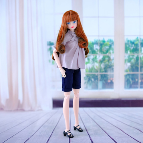 ジェニーちゃん服＊きれいめハーフパンツ＊momoko その他人形 メープル 