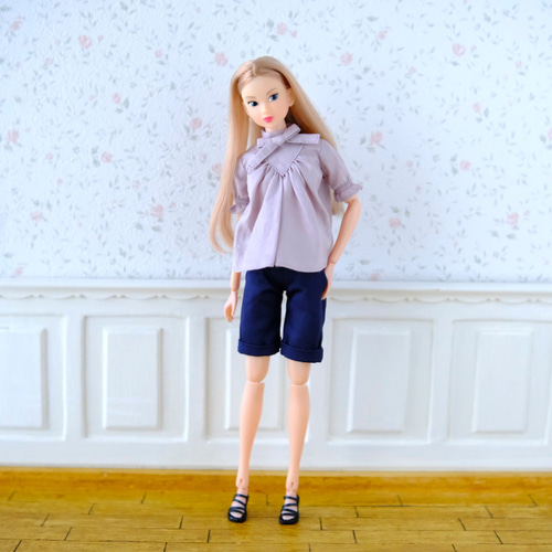 ジェニーちゃん服＊きれいめハーフパンツ＊momoko その他人形 メープル 
