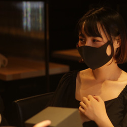 【期間限定15％OFF】 耳にかけない超軽量マスク　JIYUDA THE FACE MASK　ブラック　1枚　 7枚目の画像