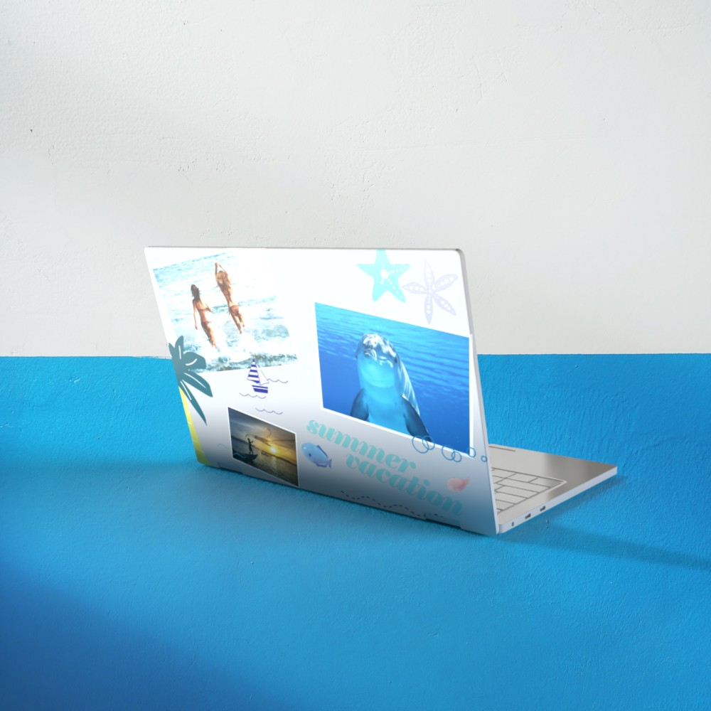 【一点モノのデザイン作ります】オリジナルMacBookカバー（例：旅行の思い出） 9,818円