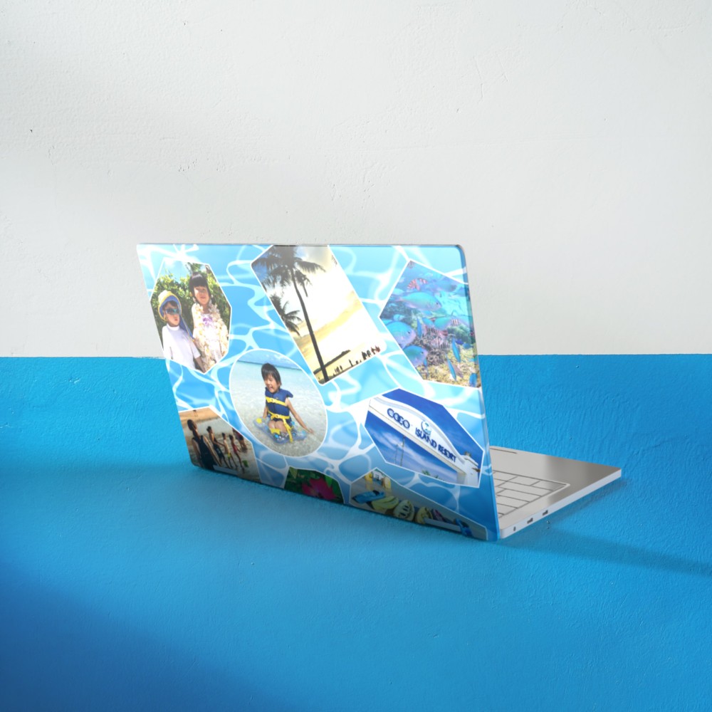 【一点モノのデザイン作ります】オリジナルMacBookカバー（例：アルバム風）