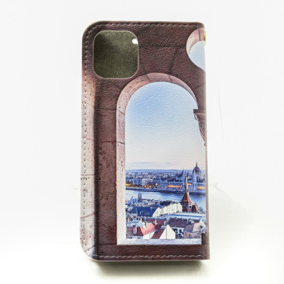 手帳型iPhoneケース　世界の絶景雑貨シリーズ　ブダペスト 3枚目の画像