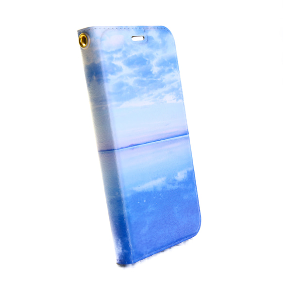 手帳型iPhoneケース　世界の絶景雑貨シリーズ　ウユニ塩湖 6枚目の画像