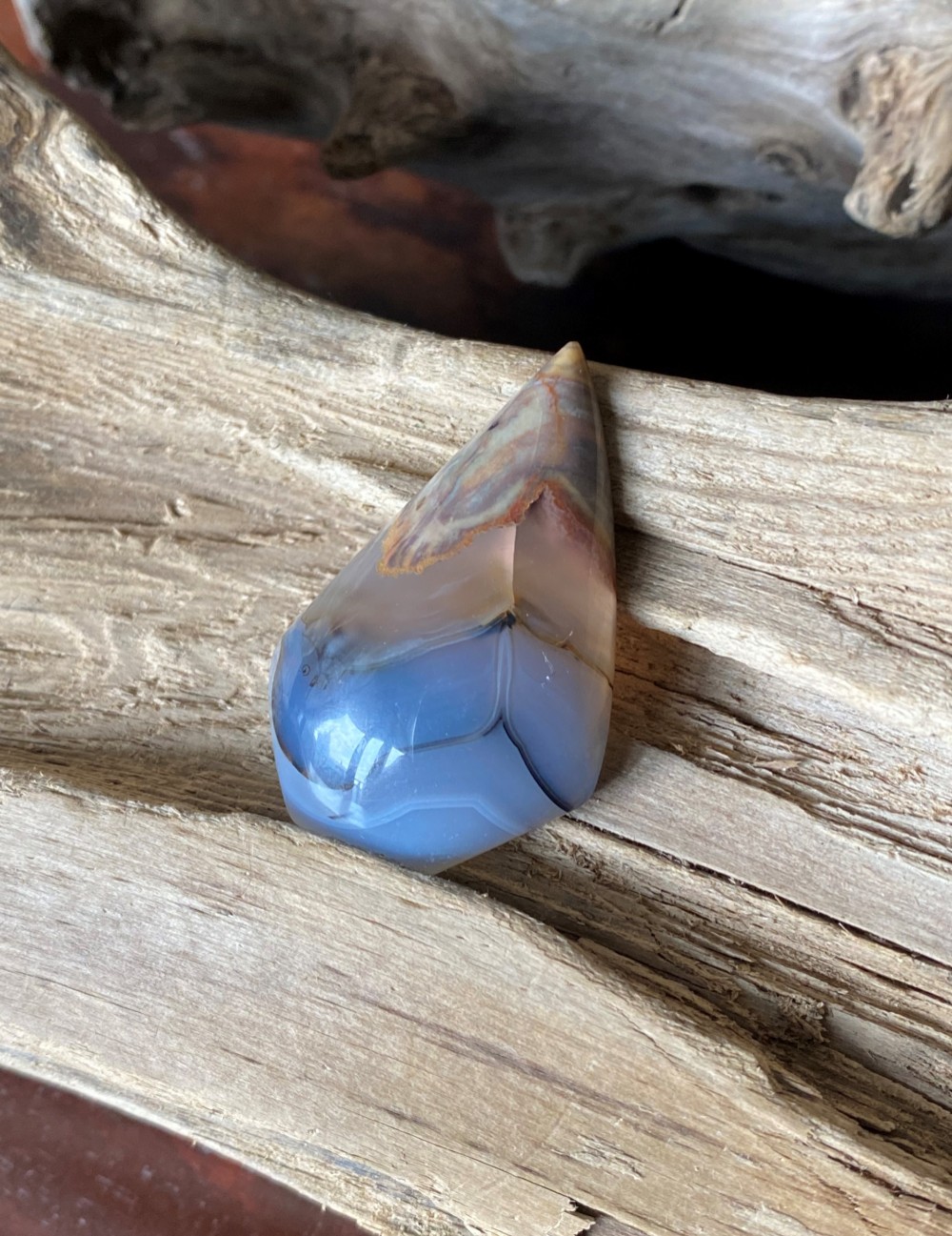 【blue.ks】No.3 アメジスト&クレイジーレースアゲート共生トップ blue.ks】No.3 アメジスト&クレイジーレースアゲート共生トップ