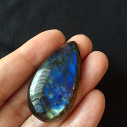 瑠璃色 ラブラドライト 天然石 ルース Labradorite 01 7枚目の画像