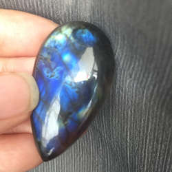瑠璃色 ラブラドライト 天然石 ルース Labradorite 01 11枚目の画像