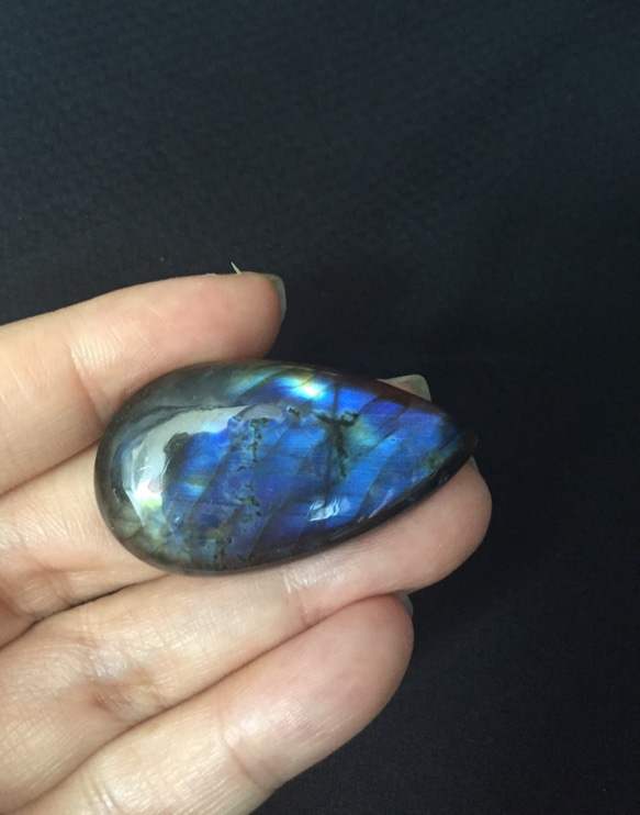 瑠璃色 ラブラドライト 天然石 ルース Labradorite 01 13枚目の画像