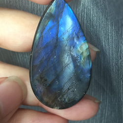 瑠璃色 ラブラドライト 天然石 ルース Labradorite 01 15枚目の画像