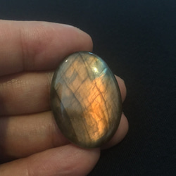 ♡ピンク‐オレンジ入り・レインボー ラブラドライト 天然石 ルース Labradorite 04 11枚目の画像