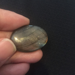 ♡ピンク‐オレンジ入り・レインボー ラブラドライト 天然石 ルース Labradorite 04 14枚目の画像