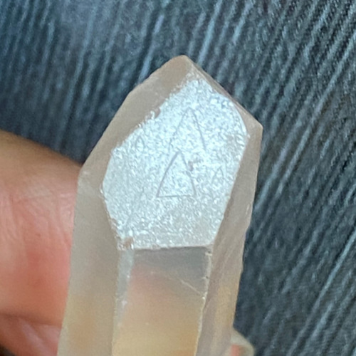 △レコード―キーパー△ 水晶ポイント マスタークリスタル 04 天然石