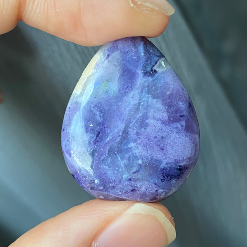 高品質　レア　ティファニーストーン　オパライズドフローライト　スフィア　天然石 岡山のパワーストーン、風水・開運グッズのお店 龍祥本舗