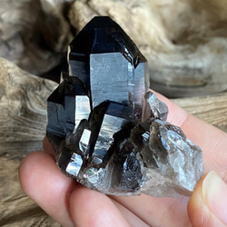 アーカンソー スモーキークォーツ クラスター 01 水晶ポイント 天然石 原石 2枚目の画像