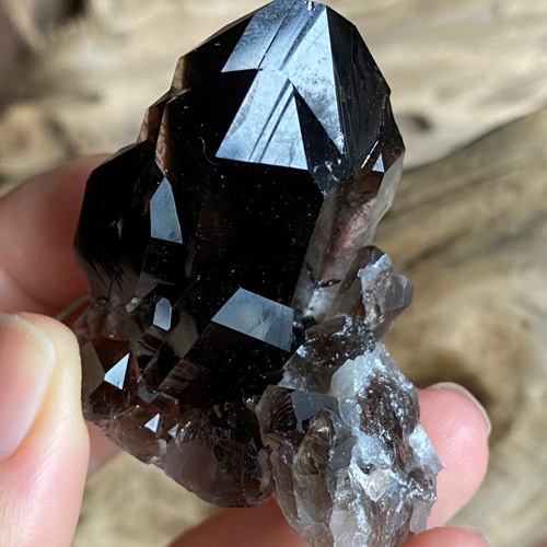 アーカンソー スモーキークォーツ クラスター 01 水晶ポイント 天然石