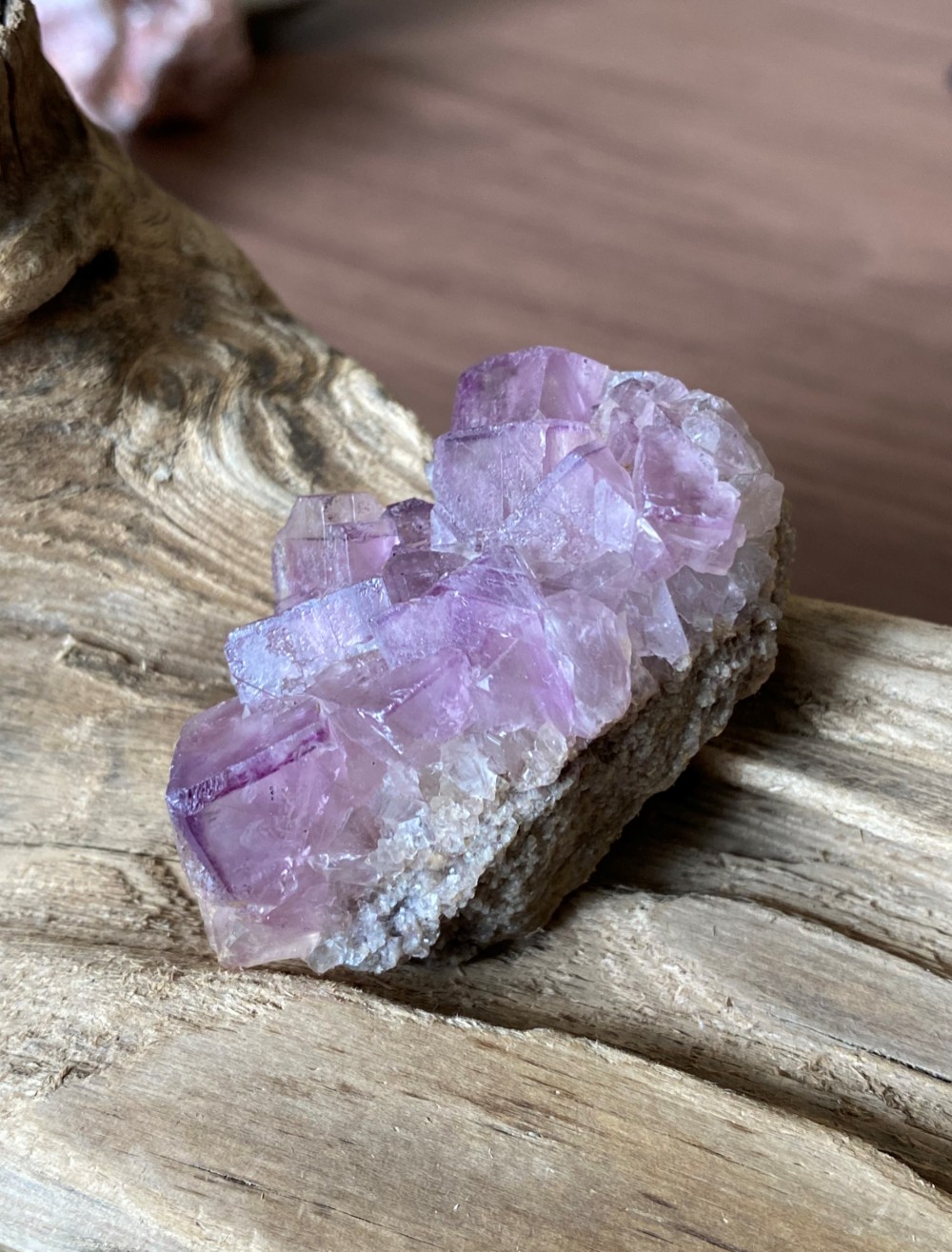 新春SALE☆パープルフローライト原石クラスター 新春SALE☆パープルフローライト原石クラスター