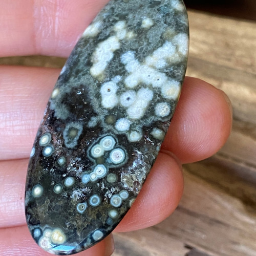 深緑の海の泡が輝く オーシャンアゲート/スペシャルオーシャン