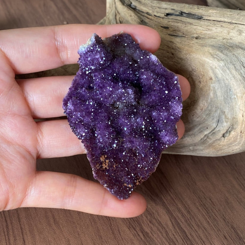 ✨【最上品】✨アメジスト原石 天然石 710g 台座付き アメジスト 原石