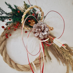 ナチュラルスタイル*しめ縄飾り しめ縄・しめ飾り FLOWER*FORTUNE 通販