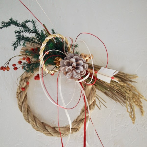 ナチュラルスタイル*しめ縄飾り しめ縄・しめ飾り FLOWER*FORTUNE 通販