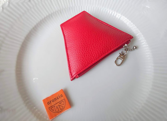 赤富士（牛革コインケース） 3枚目の画像
