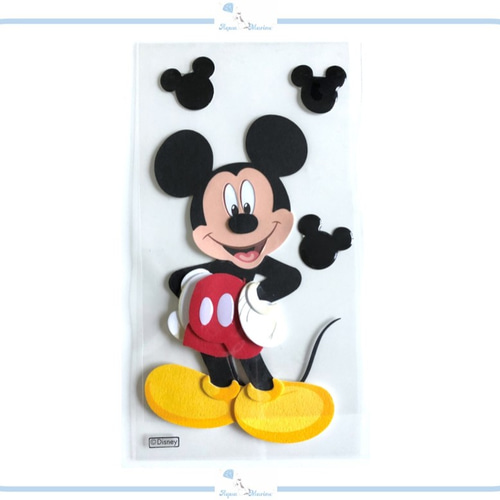 EJ61 Disney 3Dシール Mickey ミッキー デザイン 立体