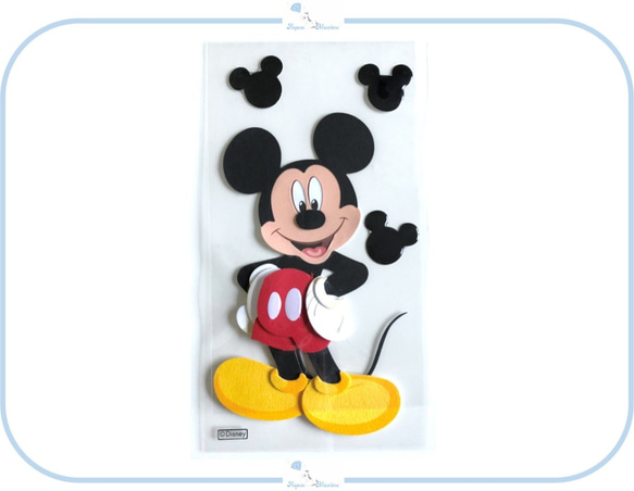 EJ61 Disney 3Dシール  Mickey ミッキー デザイン 立体 ステッカー アルバム 飾り材料 海外 2枚目の画像