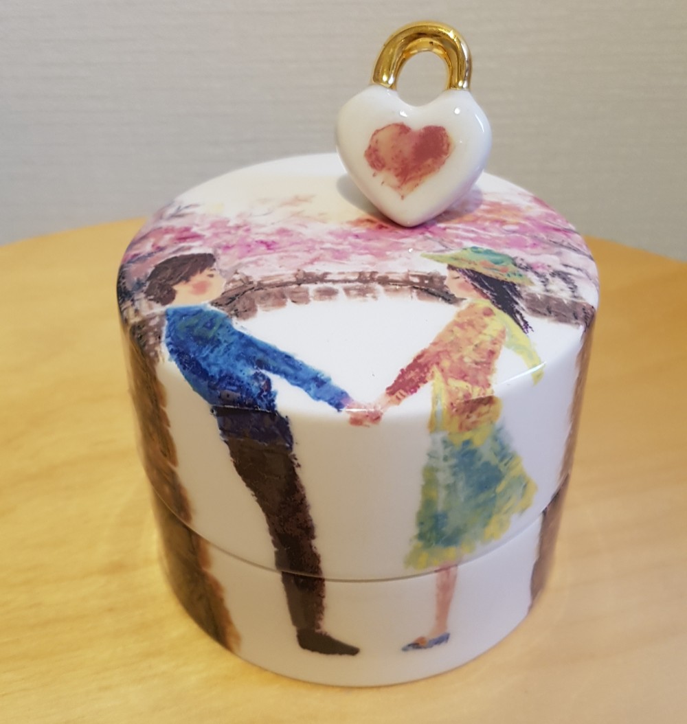 陶器 小物入れ さくら