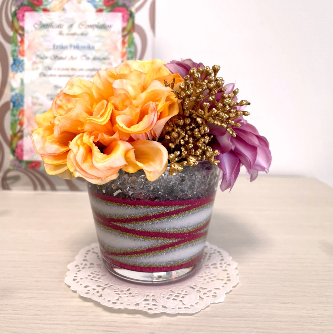 カラーサンドアート　周年祝い カラーサンドアート 周年祝い カラーサンドアート周年祝い