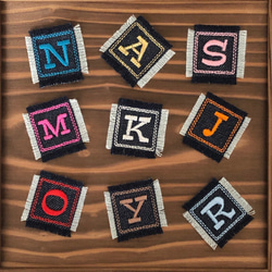 お名前ワッペン 「けもみみ」（うさぎ・パンダ・いぬ・ねこ） 名前