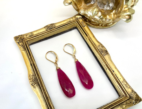 サンタマリアアクアマリン ブリオレット☆K14GFチャーム サンタマリアアクアマリン ブリオレット☆K14GFチャーム アクセサリー