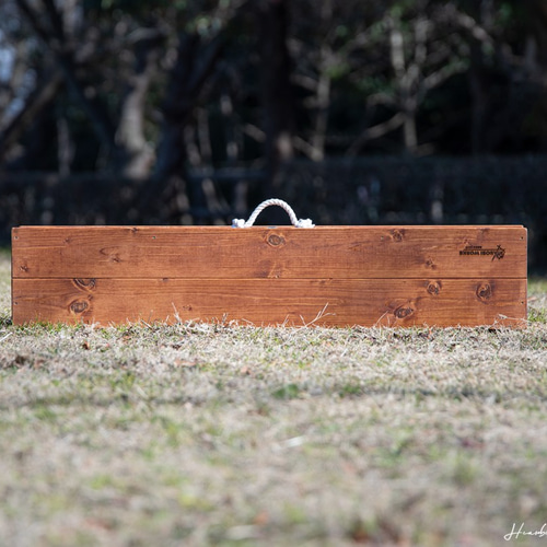 アウトドア ローテーブル ハンドメイド 折りたたみメッシュ x ウッド ローテーブル アウトドア キャンプ