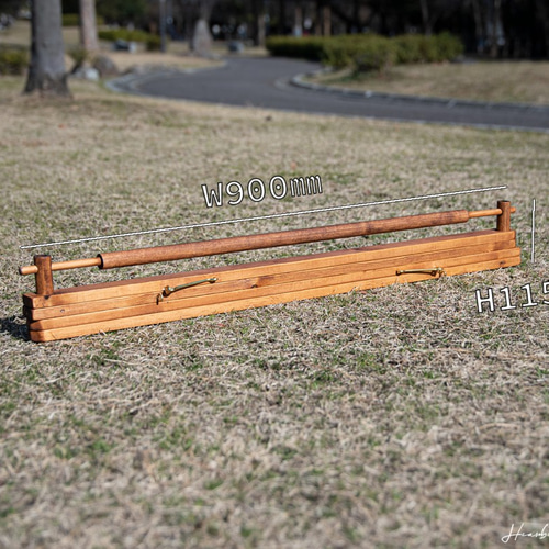 特集掲載/ ハンガーラック//折り畳み ハンドメイド 服 アウトドア