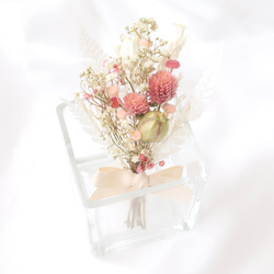 ドライフラワー　ブーケ　ミニブーケ　スターチス　スワッグ ドライフラワー スワッグ ブーケ スターチス (ピンク) スワッグ