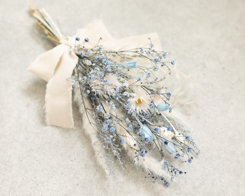 リース　かすみ草　ドライフラワー　スワッグ　ブーケ　リースブーケ 楽天市場】【 かすみ草 ブーケ ドライフラワー スワッグ 】 送料