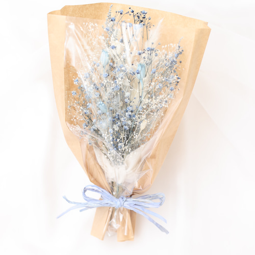 ドライフラワー スワッグ ブーケ スターチス白 ドライフラワー