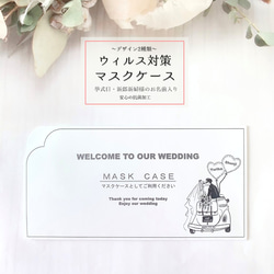 Wedding♡オーダー♡【マスクケース10枚1セット】結婚式 No2.バルーン 1枚目の画像